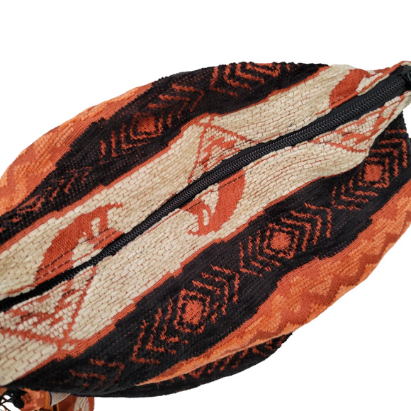 New Ecuador trapestry handbag cross body boho with Native American Kokopelli - Picture 3 of 4